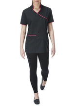 Load image into Gallery viewer, Womens Spa Perfect Tunic - Black - Work Kit Girl