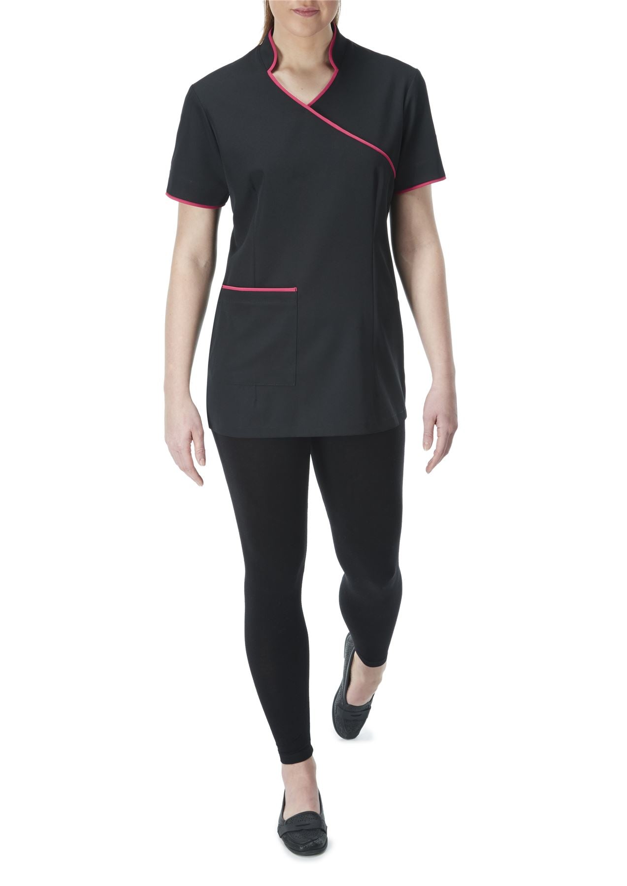 Womens Spa Perfect Tunic - Black - Work Kit Girl